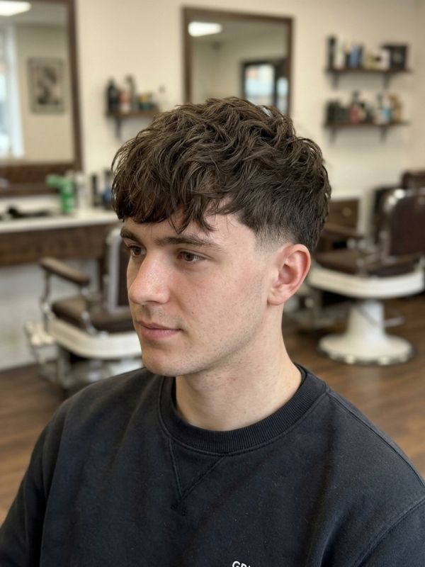 Layered Fringe with Low Taper