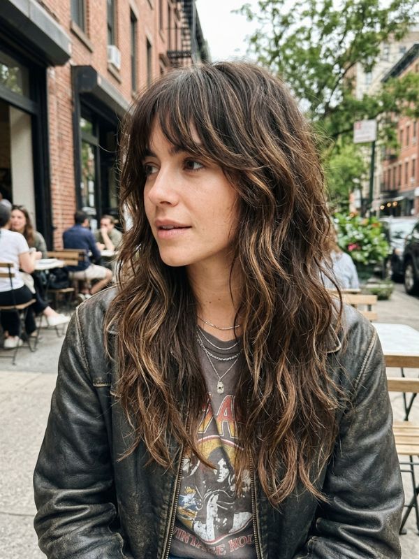  Long Shag Haircut