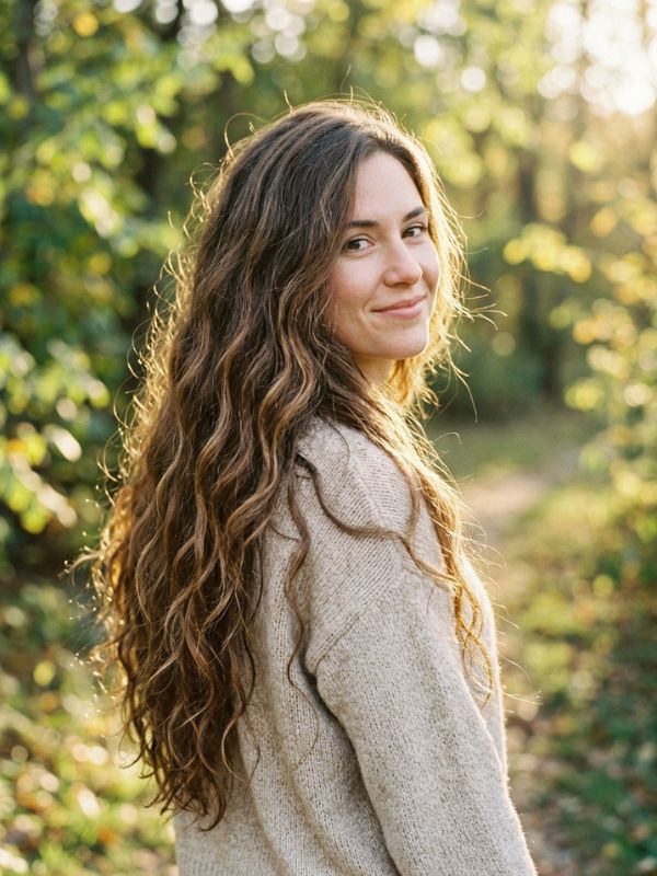  Long Wavy Hair
