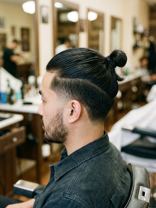Low Taper Samurai Haircut