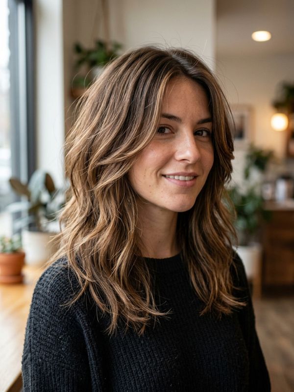 Medium Length Layered Haircut