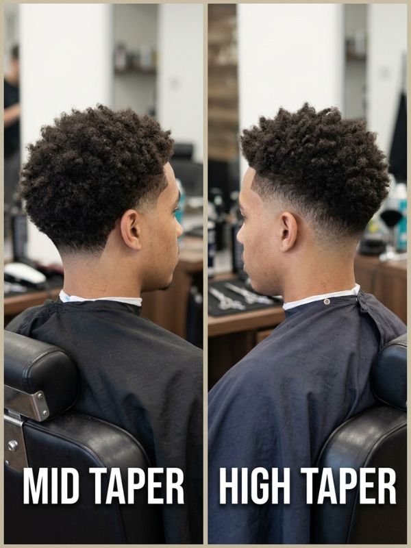 Mid taper vs. high taper