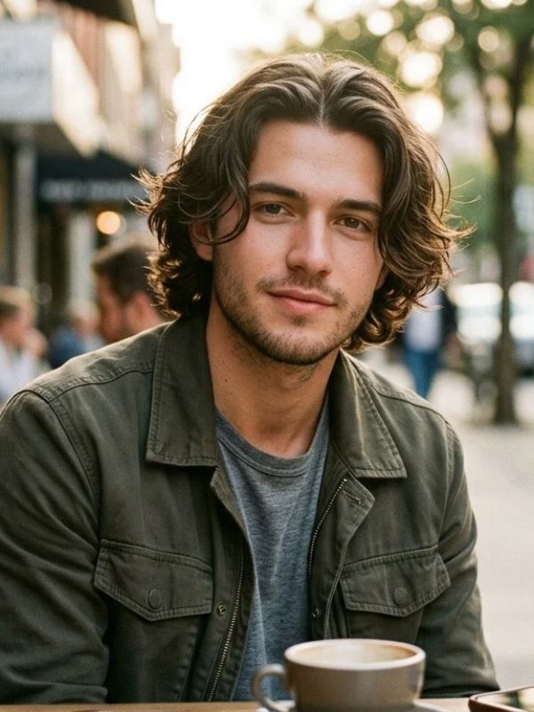 Middle Part Hairstyle