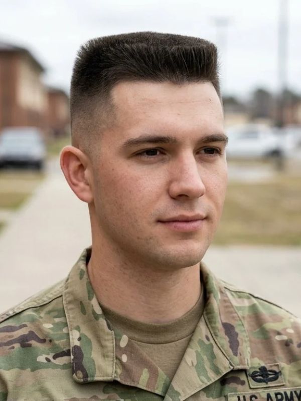 Military Flat Top Haircut