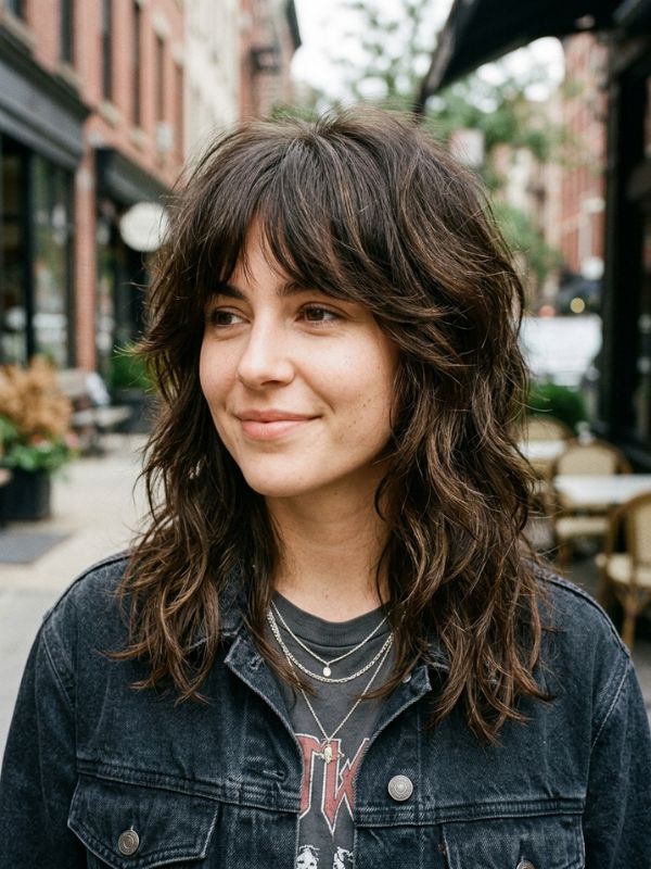 Modern Shag for Thick Hair
