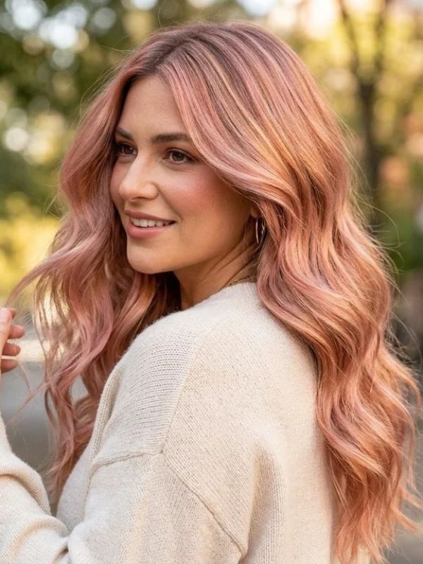 Rose Gold Hair Color