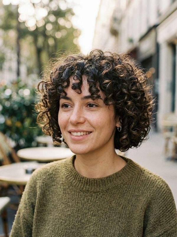 Short Curly Haircut