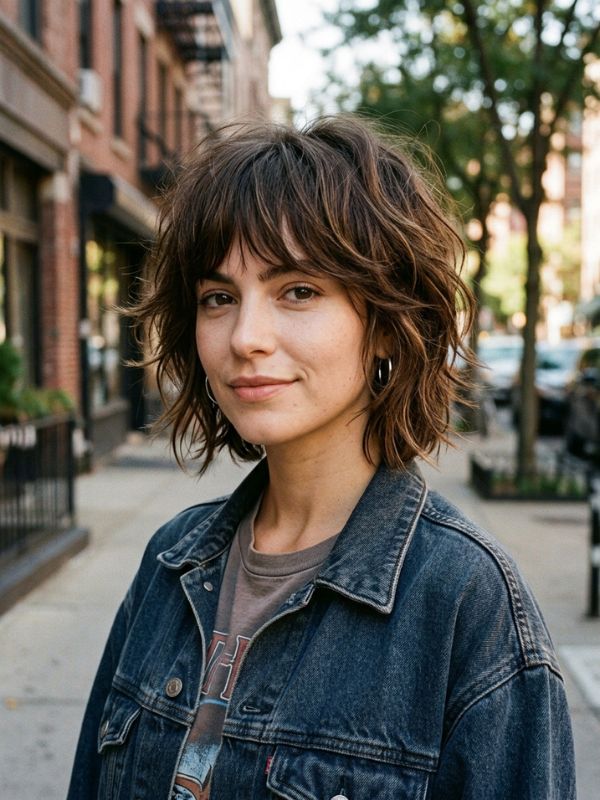Short Shag Haircut