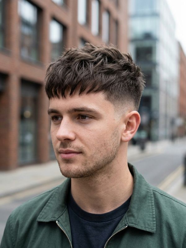 Short Textured Fringe
