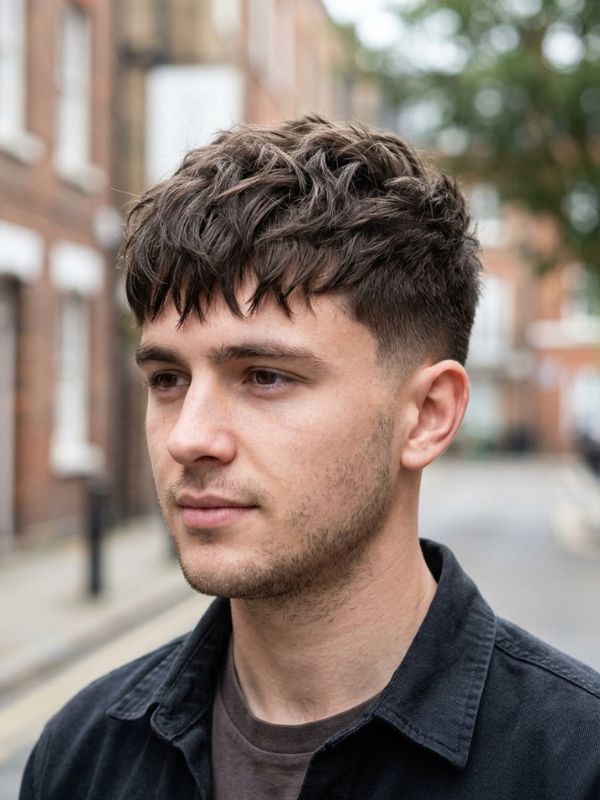 Short Textured Fringe