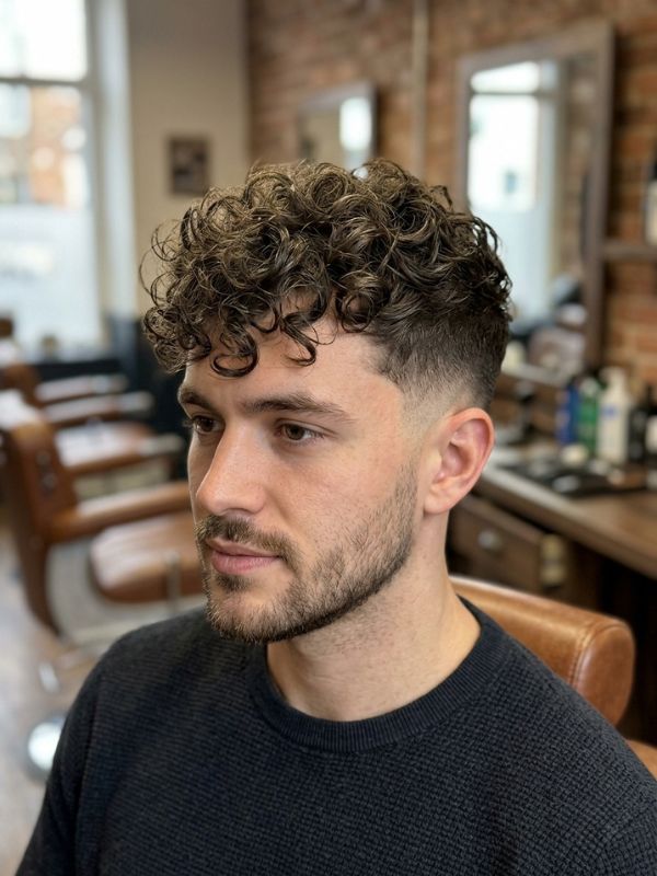  Short Textured Haircut for Curly Hair