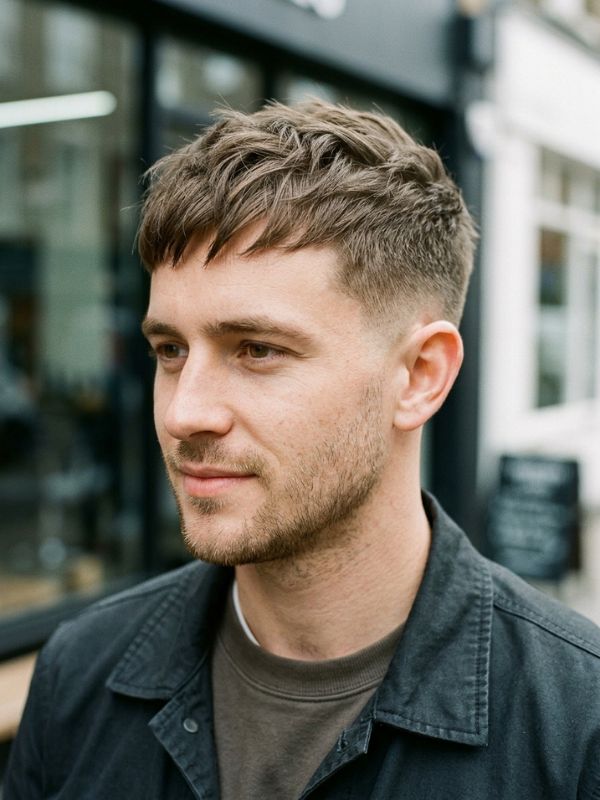 Short Textured Haircut for Straight Hair