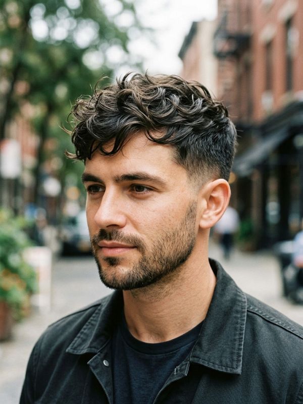 Short Textured Haircut for Wavy Hair