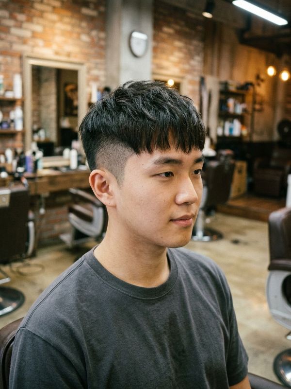Short Two Block Haircut