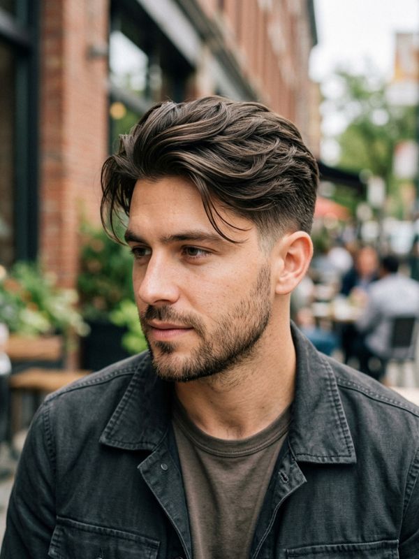  Side-Swept Hairstyle