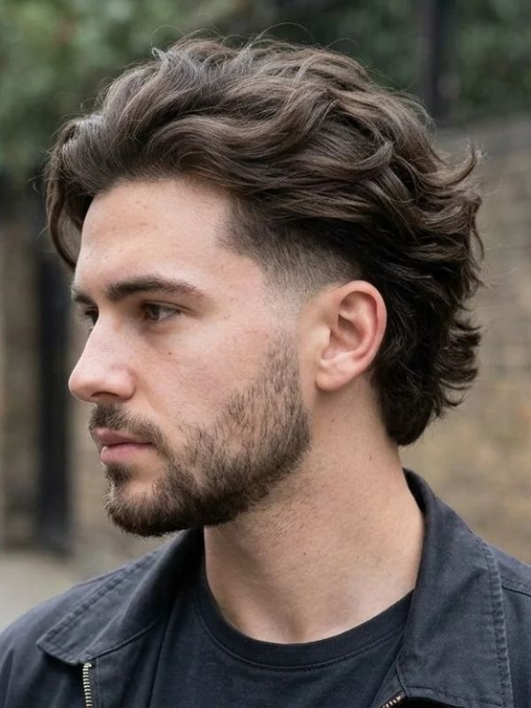 Taper Fade with Long Hair