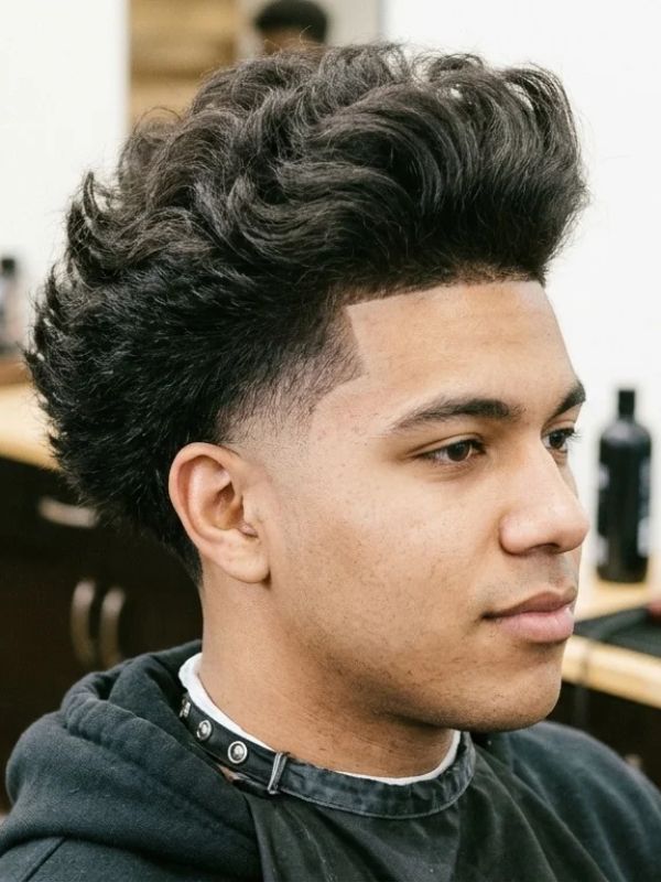 Taper Fade with a Blowout