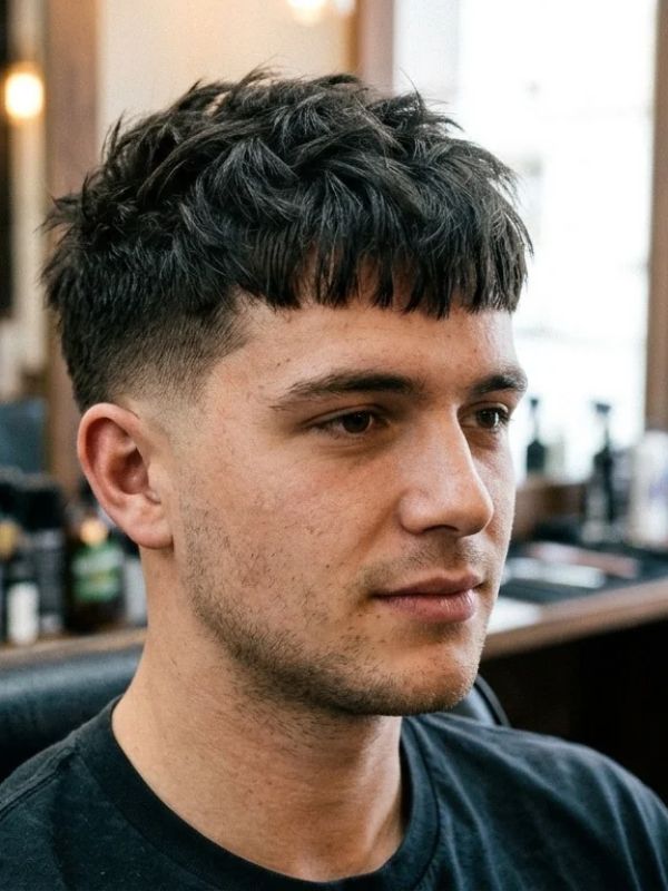 Taper Fade with a French Crop