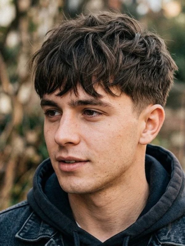 Textured Fringe Haircut