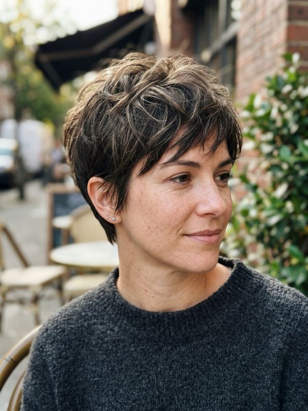 Textured Pixie Cut
