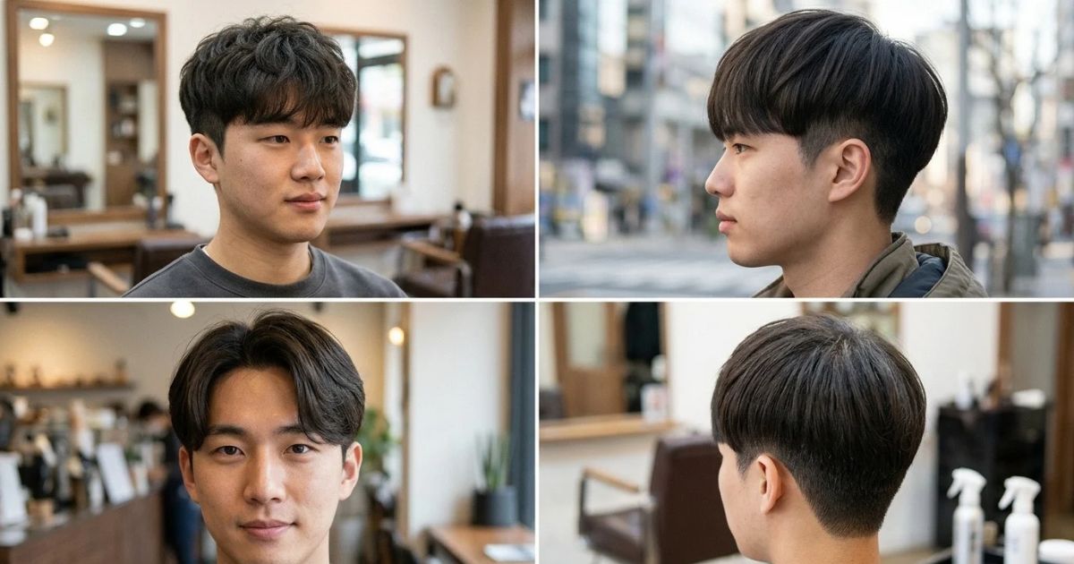 Two Block Haircut for Men