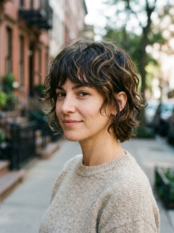 Wavy Bixie Haircut