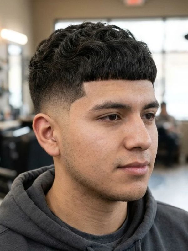 Wavy Edgar Haircut